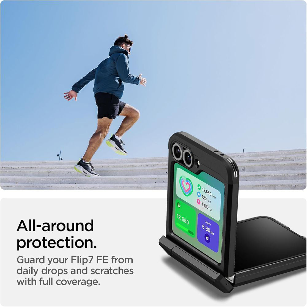 MagSafe Case for Samsung Galaxy Z Flip7 FE F761 / Z Flip6 F741, Spigen, Tough Armor Pro, Black ACS09807