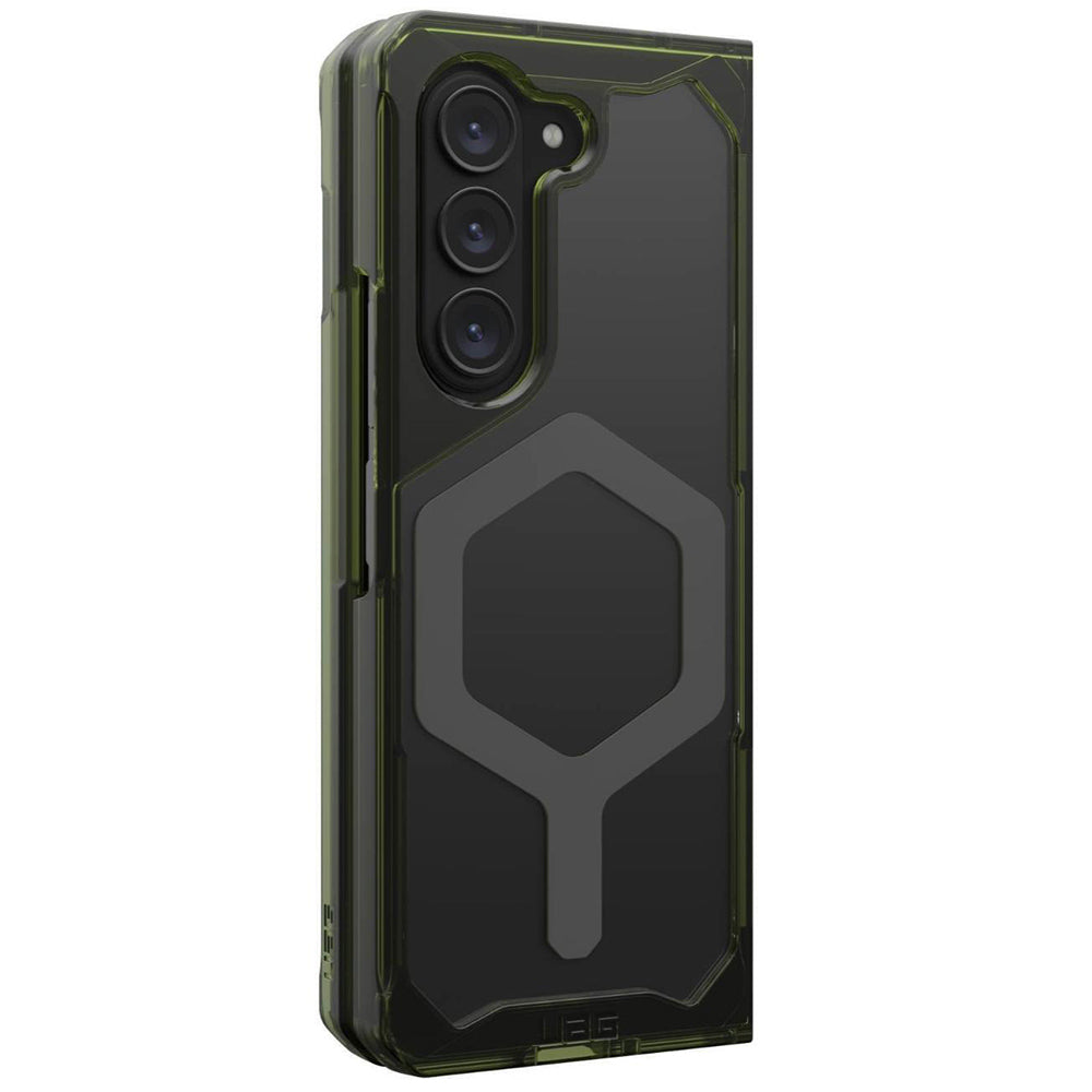 Custodia MagSafe per Samsung Galaxy Z Fold5 F946, Urban Armor Gear, Plyo Pro, Verde Grigio