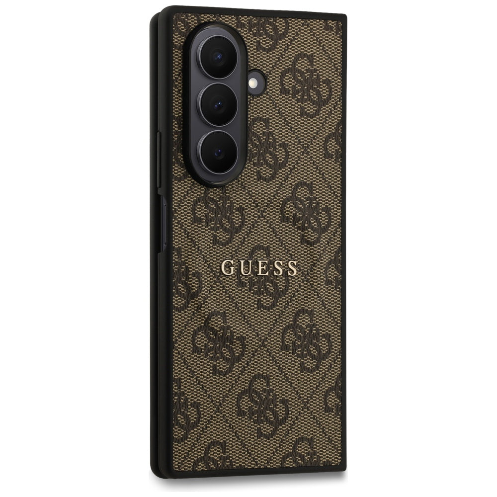 Custodia MagSafe per Samsung Galaxy Z Fold7 F966, Guess, 4G Classic, Marrone