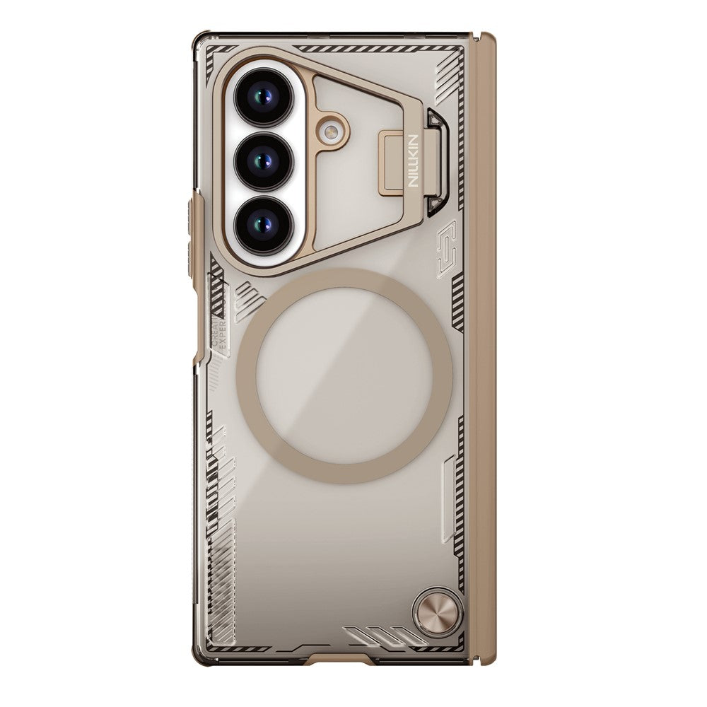Custodia MagSafe per Samsung Galaxy Z Fold7 F966, Nillkin, Iceblade Prop con ritaglio per fotocamera, Marrone