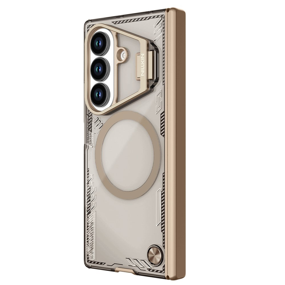 Custodia MagSafe per Samsung Galaxy Z Fold7 F966, Nillkin, Iceblade Prop con ritaglio per fotocamera, Marrone