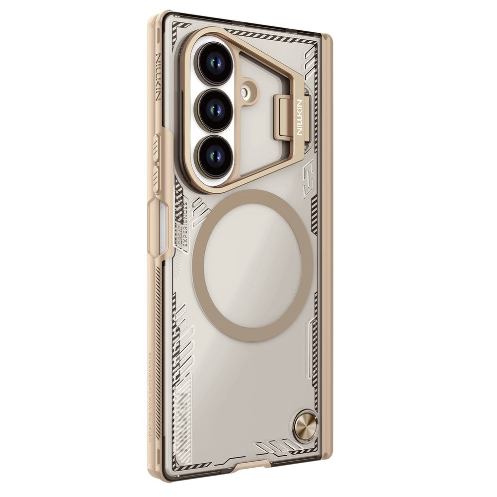Custodia MagSafe per Samsung Galaxy Z Fold7 F966, Nillkin, Iceblade Prop con ritaglio per fotocamera, Marrone