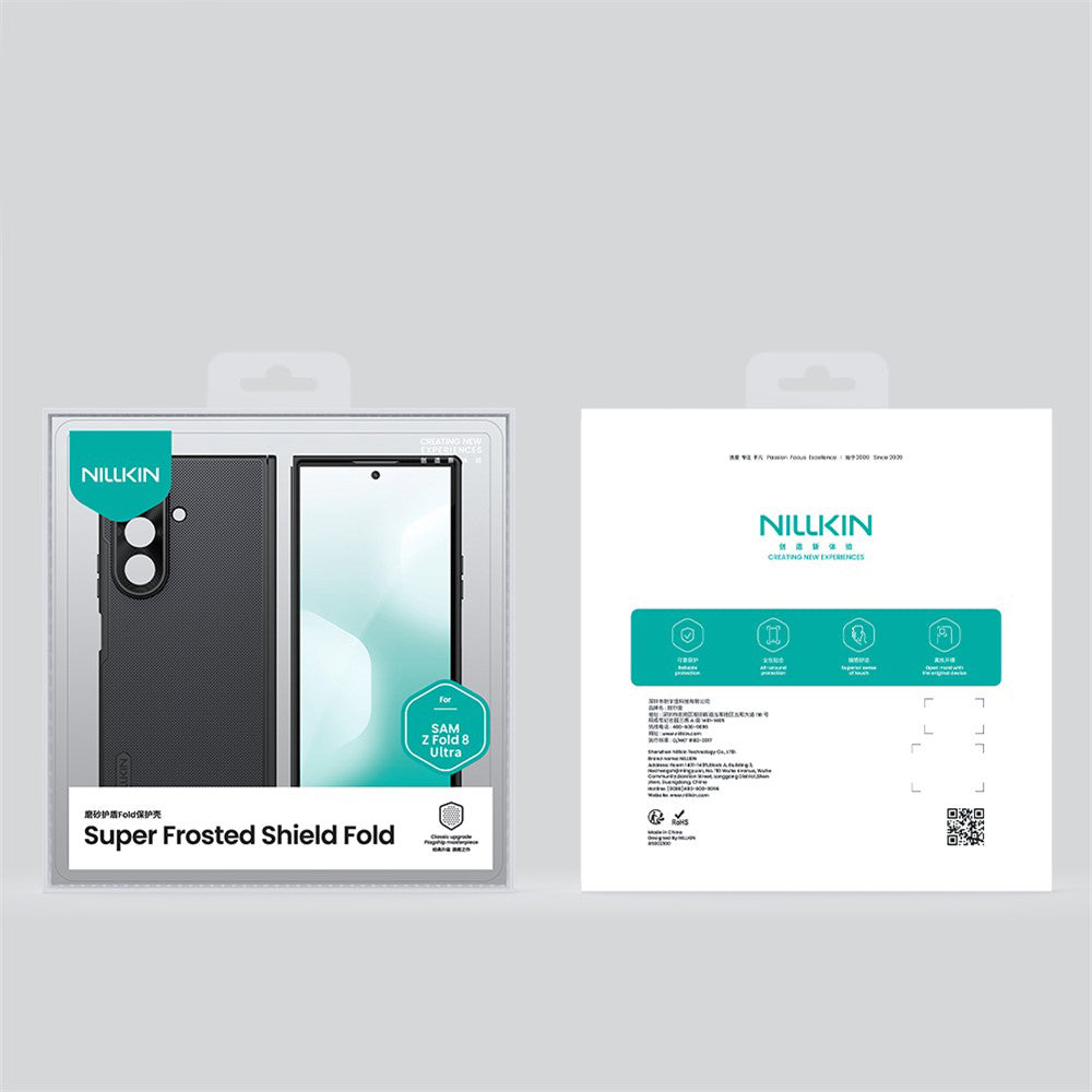 Custodia MagSafe per Samsung Galaxy Z Fold8 Ultra F976, Nillkin, Super Frosted Shield, Nera