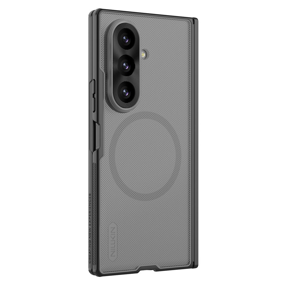 Custodia MagSafe per Samsung Galaxy Z Fold8 Ultra F976, Nillkin, Super Frosted Shield, Nero Trasparente