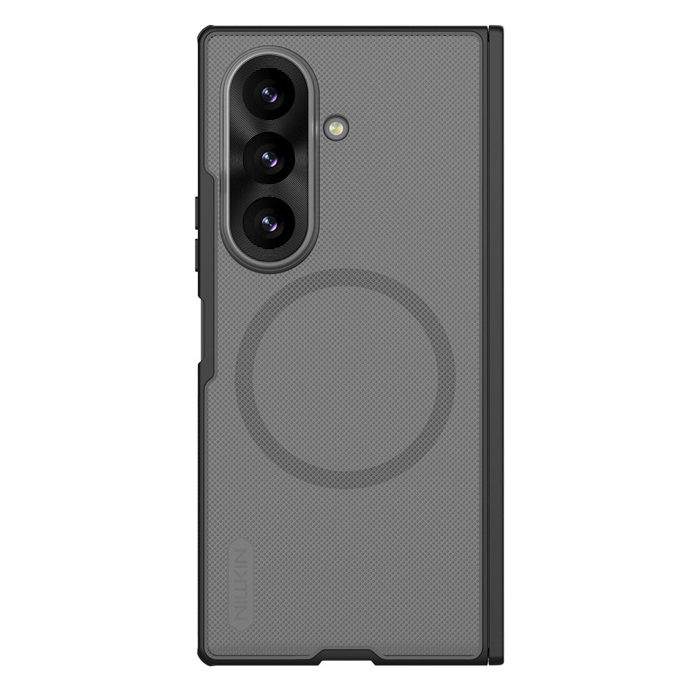 Custodia MagSafe per Samsung Galaxy Z Fold8 Ultra F976, Nillkin, Super Frosted Shield, Nero Trasparente