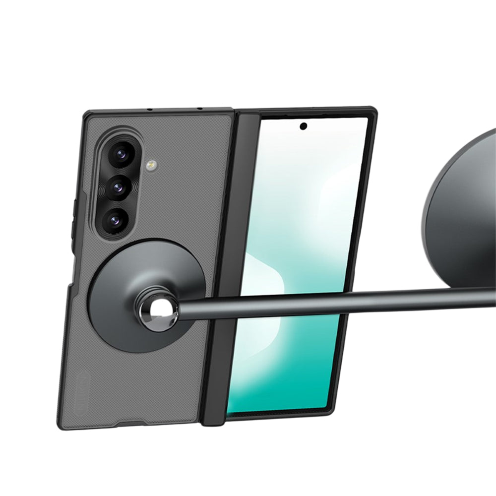 Custodia MagSafe per Samsung Galaxy Z Fold8 Ultra F976, Nillkin, Super Frosted Shield, Nero Trasparente