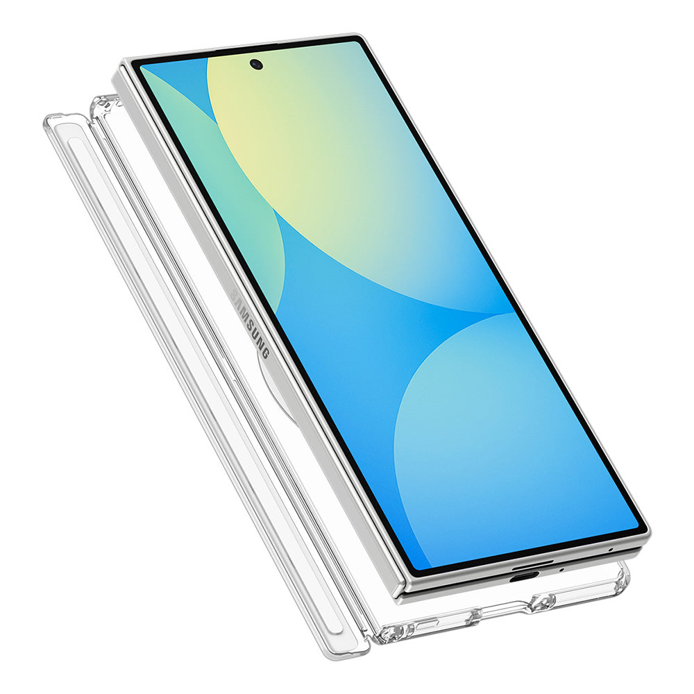 Custodia MagSafe per Samsung Galaxy Z Fold8 Ultra F976, Spigen, Ultra Hybrid Pro, Trasparente Bianca ACS11506