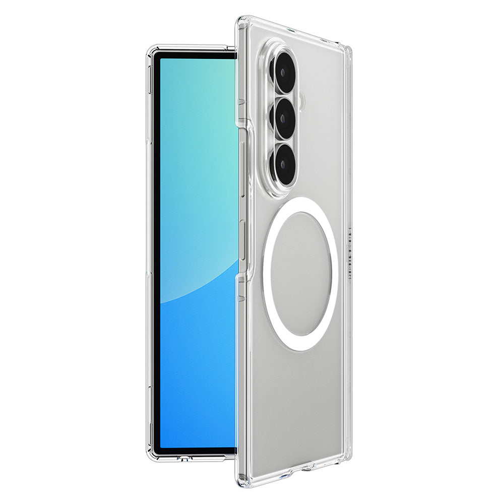 Custodia MagSafe per Samsung Galaxy Z Fold8 Ultra F976, Spigen, Ultra Hybrid Pro, Trasparente Bianca ACS11506