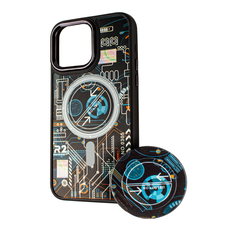 Custodia MagSafe per Xiaomi Redmi A2 / A1, BOTER, Tecnologia MagPopsocket, Multicolore
