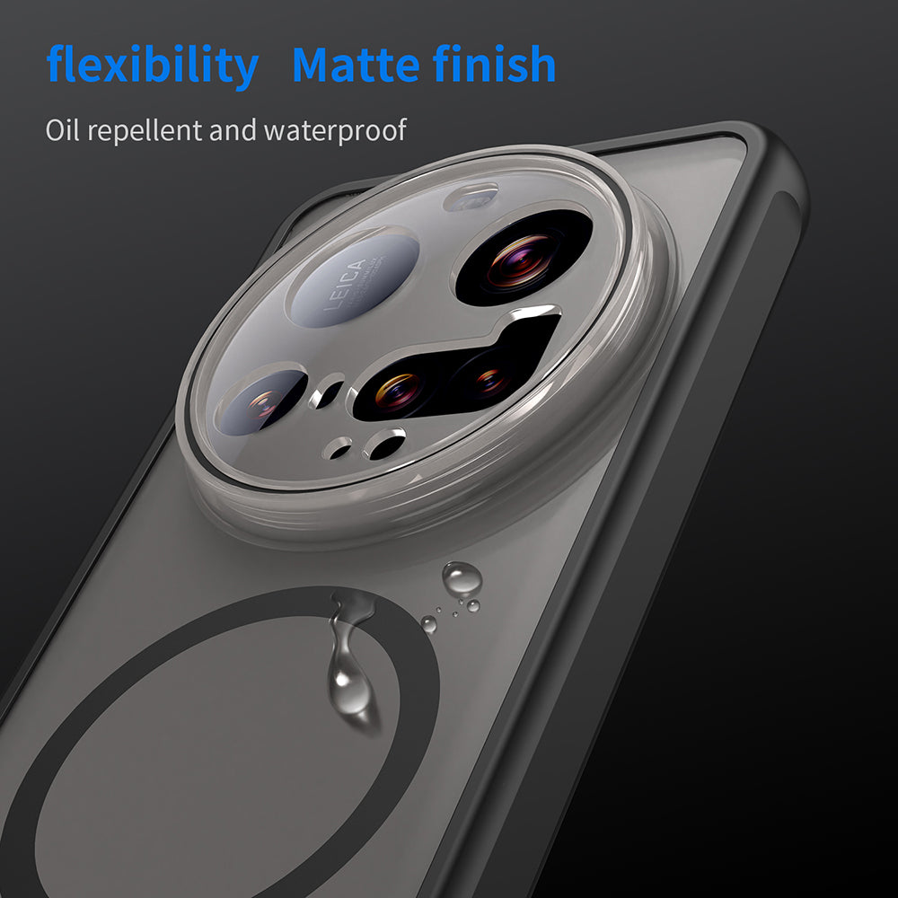 Custodia MagSafe per Xiaomi 15 Ultra, Techsuit, HaloFrost II, Nera