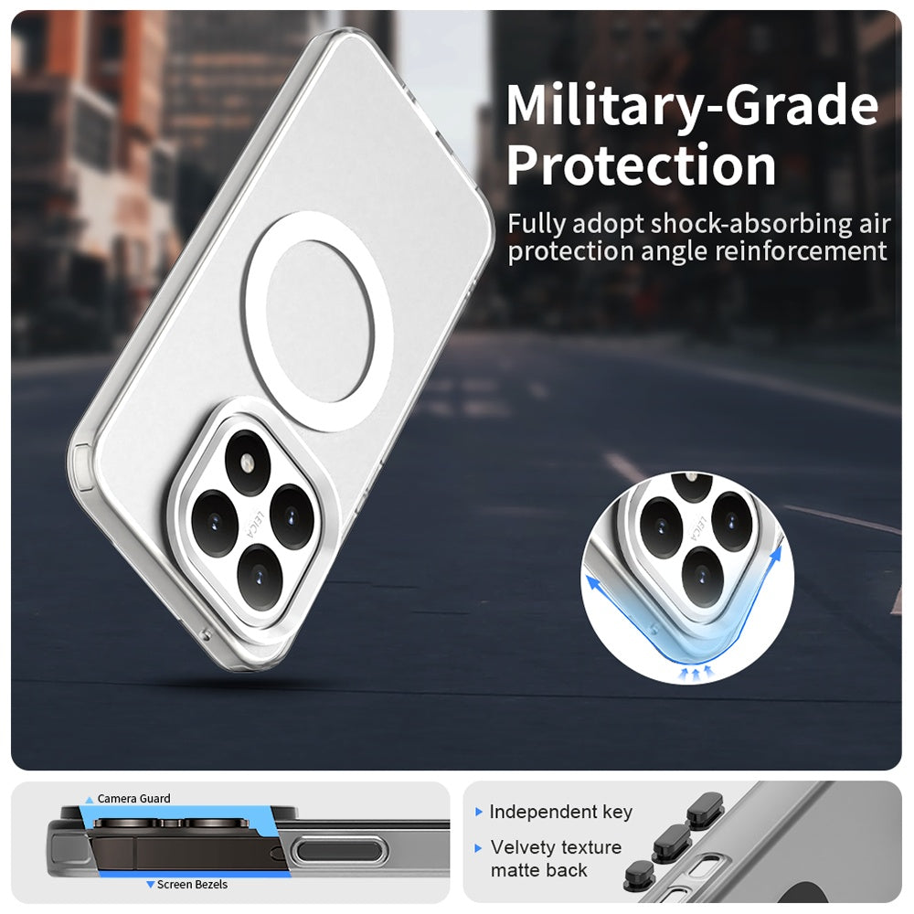 Custodia MagSafe per Xiaomi 15T, Techsuit, CandyCase, Bianca