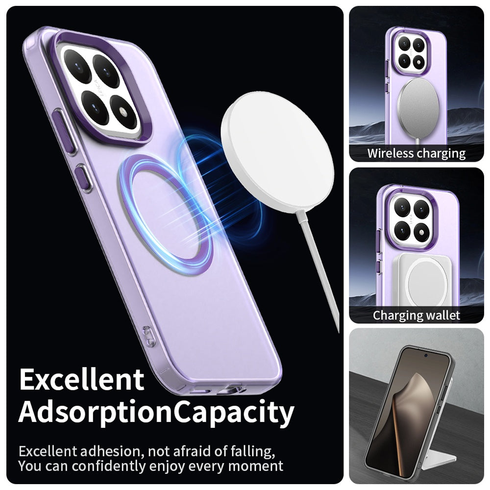 Custodia MagSafe per Xiaomi 15T, Techsuit, CandyCase, Viola