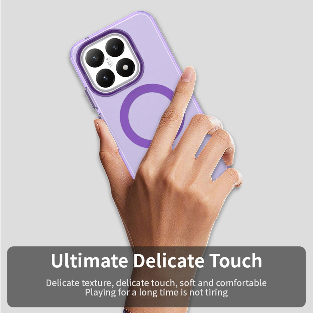 Custodia MagSafe per Xiaomi 15T, Techsuit, CandyCase, Viola