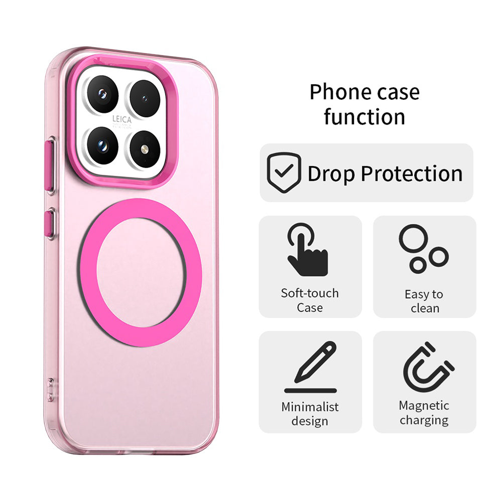 Custodia MagSafe per Xiaomi 17, Techsuit, CandyCase, Rosa