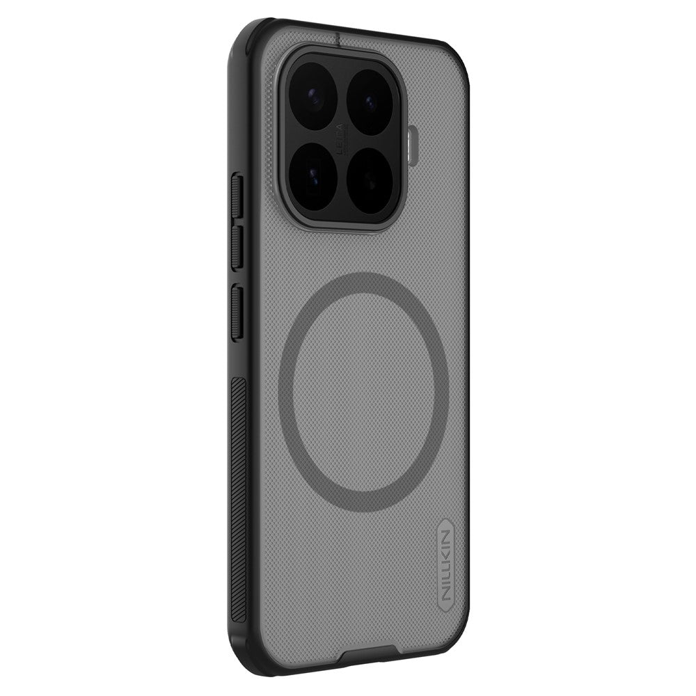 Custodia MagSafe per Xiaomi 17T, Nillkin, Super Shield Pro, Nera Trasparente Satinata