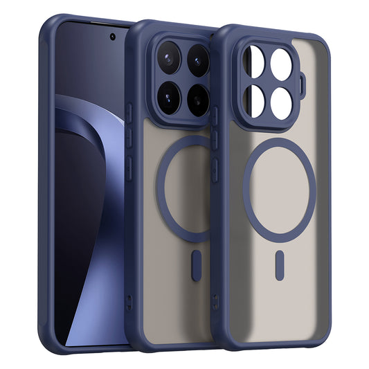 Custodia MagSafe per Xiaomi 17T Pro, Techsuit, HaloFrost II, Blu Navy