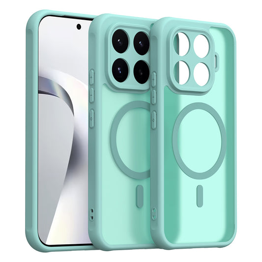Custodia MagSafe per Xiaomi 17T, Techsuit, HaloFrost II, Verde Chiaro