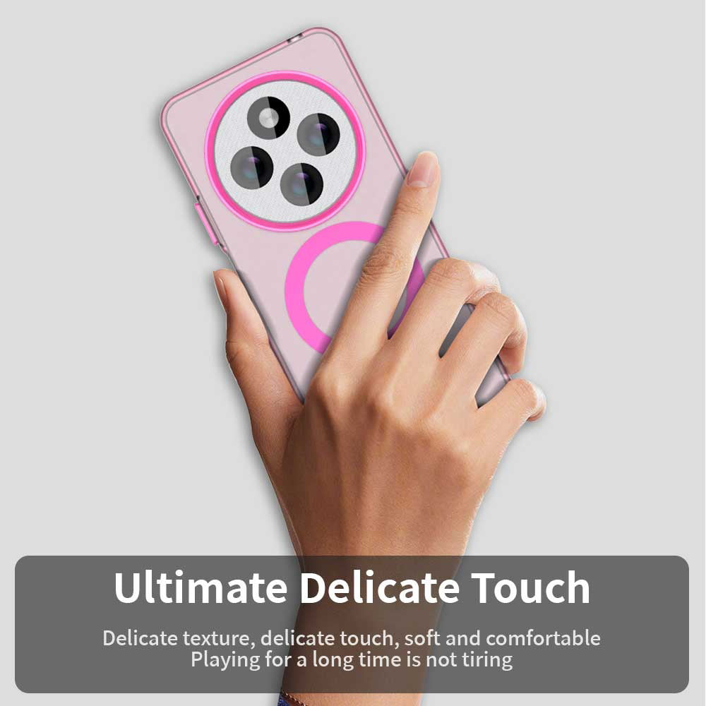 Custodia MagSafe per Xiaomi Poco C75 / Redmi 14C, Techsuit, CandyCase, Rosa