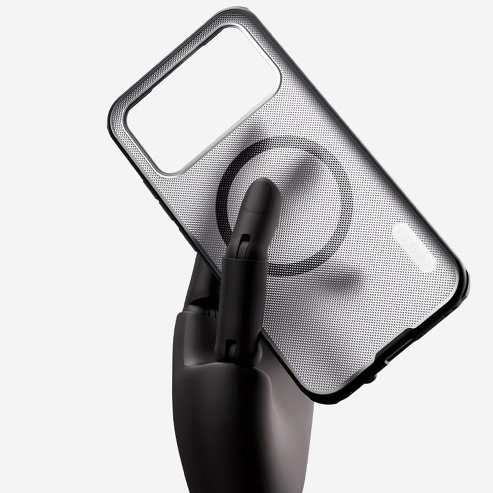 Custodia MagSafe per Xiaomi Poco F8 Pro, Nillkin, Super Shield Pro, Nera Trasparente Satinata