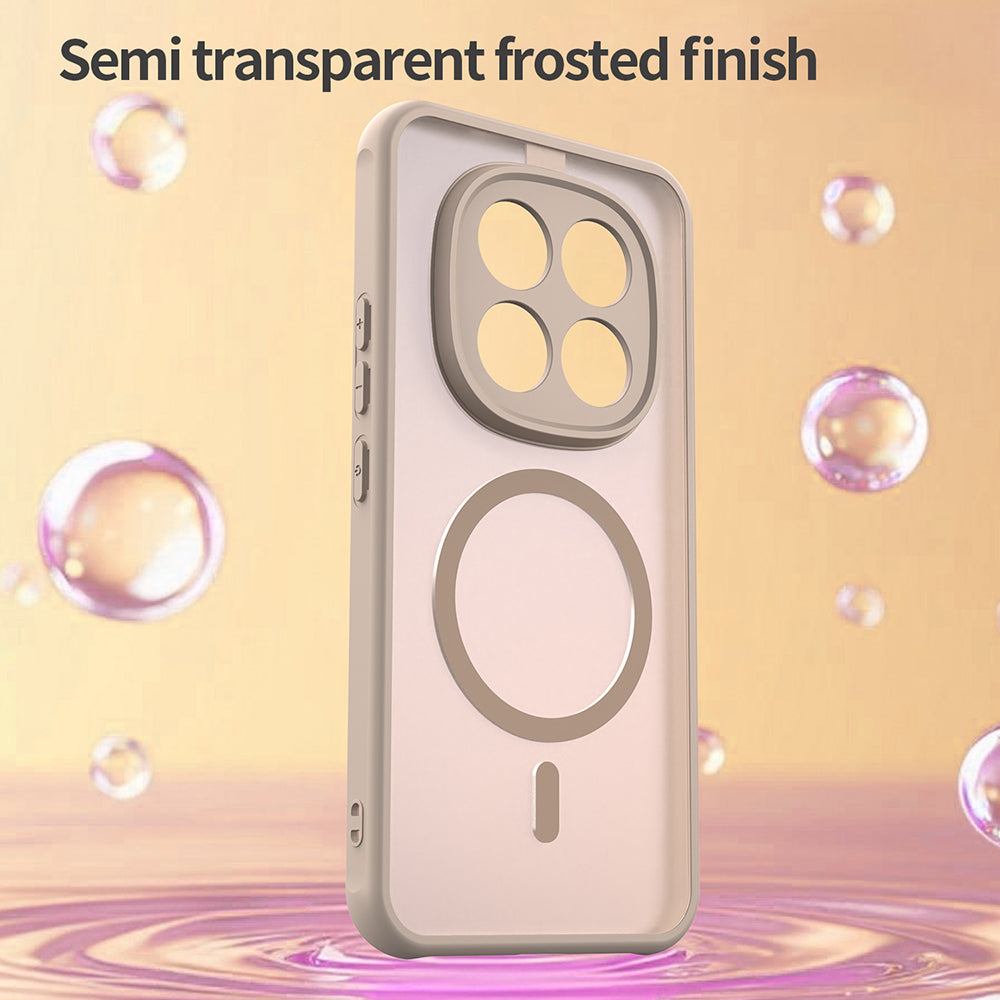 Custodia MagSafe per Xiaomi Poco M8 Pro / Redmi Note 15 Pro+ 5G, Techsuit, HaloFrost II, Dorata