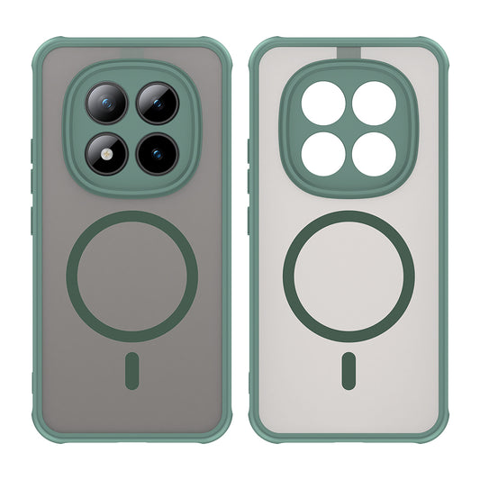 Custodia MagSafe per Xiaomi Poco M8 Pro / Redmi Note 15 Pro+ 5G, Techsuit, HaloFrost II, Verde