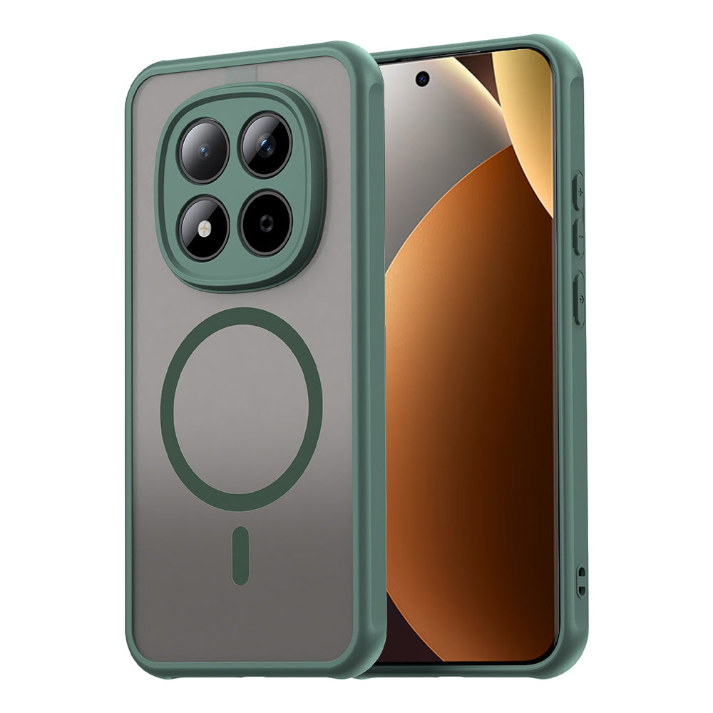 Custodia MagSafe per Xiaomi Poco M8 Pro / Redmi Note 15 Pro+ 5G, Techsuit, HaloFrost II, Verde