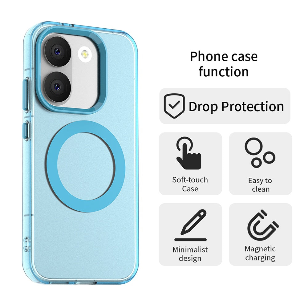 Custodia MagSafe per Xiaomi Poco X8 Pro, Techsuit, CandyCase, Blu