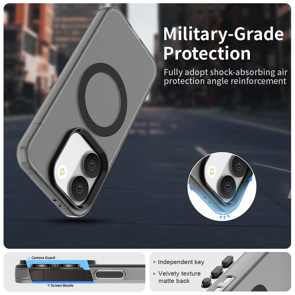 Custodia MagSafe per Xiaomi Poco X8 Pro, Techsuit, CandyCase, Nera