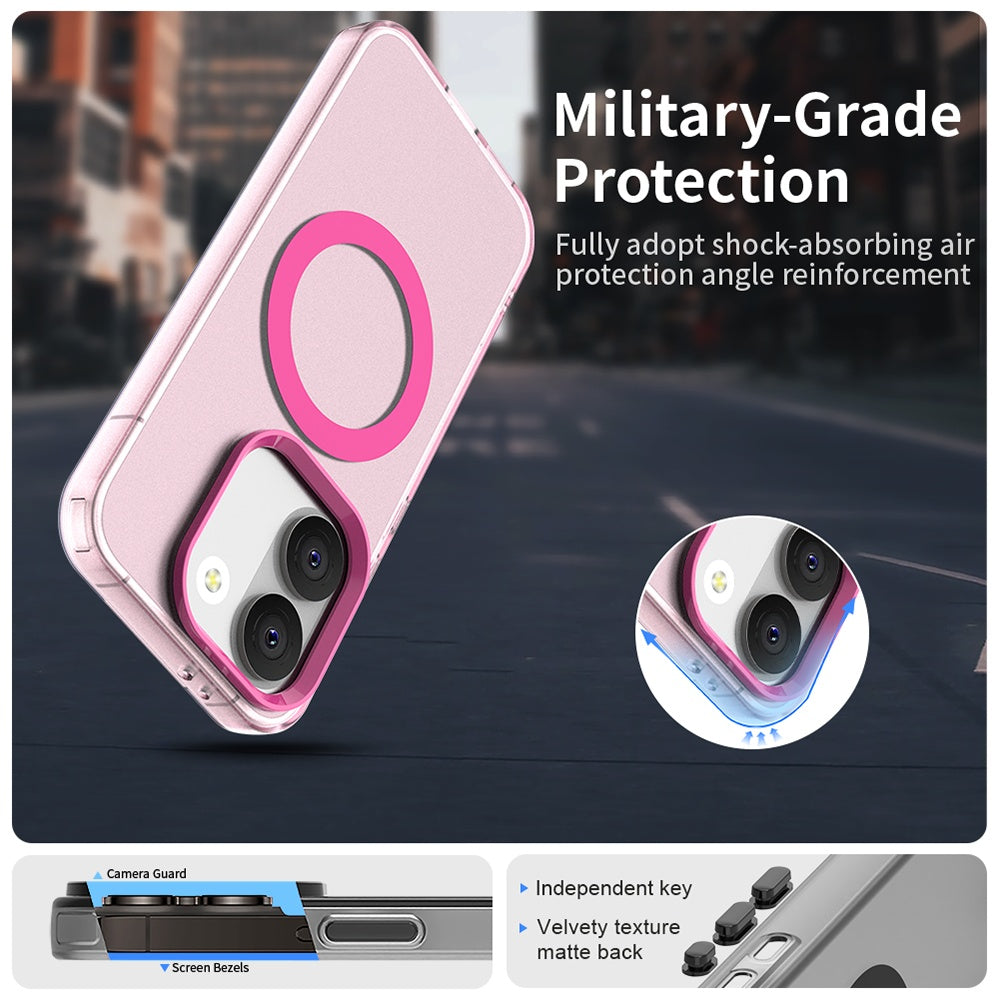 Custodia MagSafe per Xiaomi Poco X8 Pro, Techsuit, CandyCase, Rosa