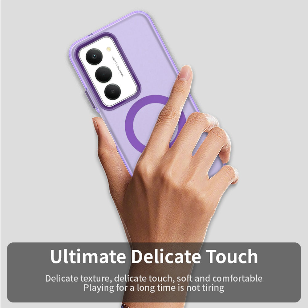 Custodia MagSafe per Xiaomi Redmi 15 5G / 15 4G, Techsuit, CandyCase, Viola