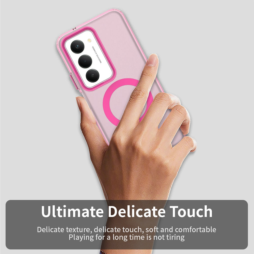 Custodia MagSafe per Xiaomi Redmi 15 5G / 15 4G, Techsuit, CandyCase, Rosa