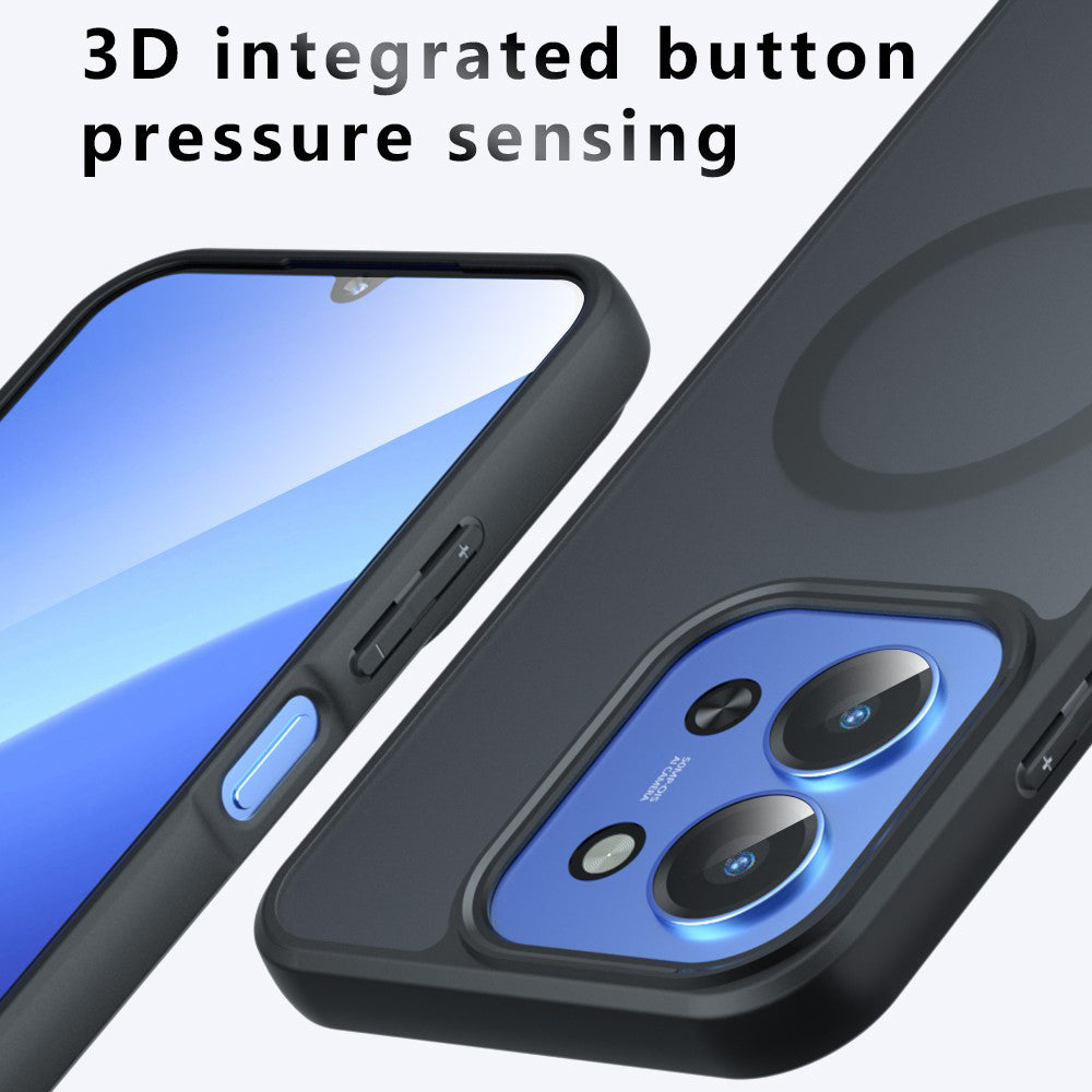 MagSafe Case for Xiaomi Redmi 15C 5G / 15C 4G, Techsuit, PureFrost, Satin Black