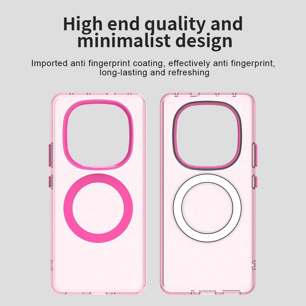 Custodia MagSafe per Xiaomi Redmi Note 14 Pro 4G, Techsuit, CandyCase, Rosa