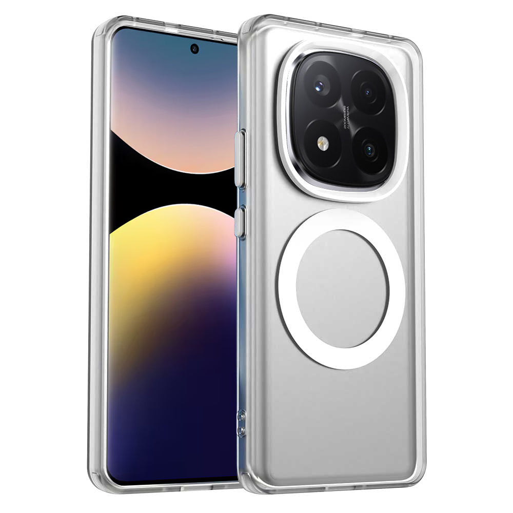 Custodia MagSafe per Xiaomi Redmi Note 14 Pro+ 5G, Techsuit, CandyCase, Bianca