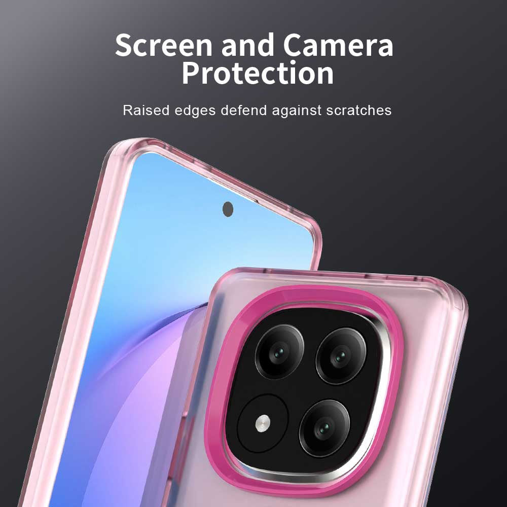 Custodia MagSafe per Xiaomi Redmi Note 14 Pro+ 5G, Techsuit, CandyCase, Rosa
