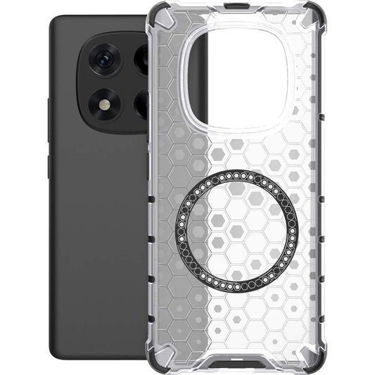 Custodia MagSafe per Xiaomi Redmi Note 14 Pro+ 5G, Techsuit, HoneyComb Shield, Bianca