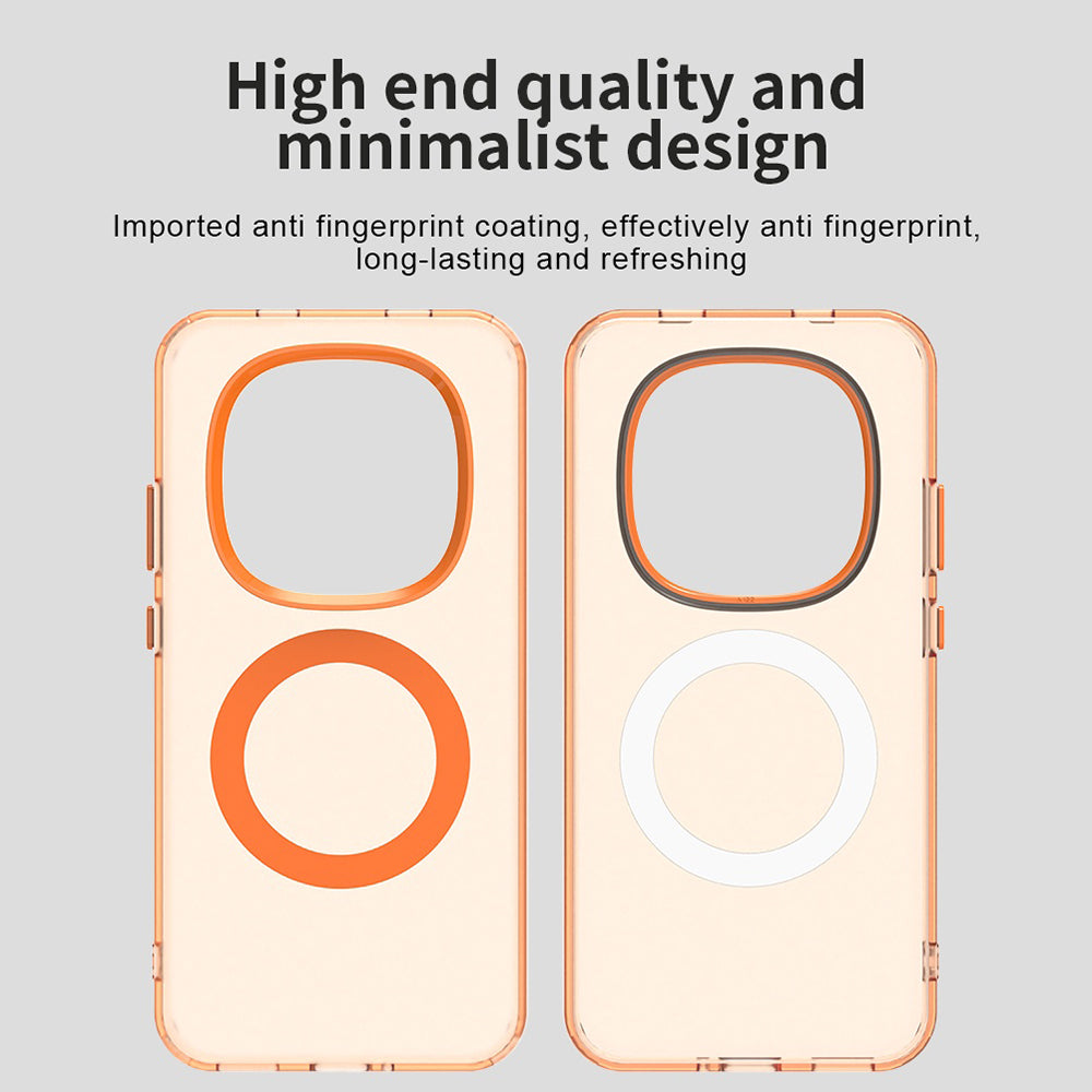Custodia MagSafe per Xiaomi Redmi Note 15 Pro 5G, Techsuit, CandyCase, Arancione