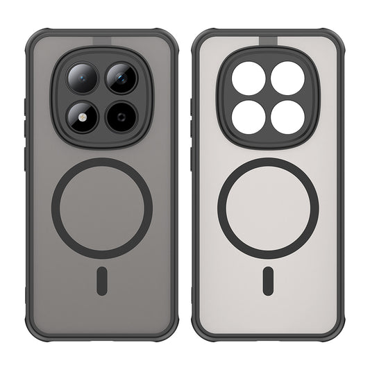 Custodia MagSafe per Xiaomi Redmi Note 15 Pro 5G, Techsuit, HaloFrost II, Nera