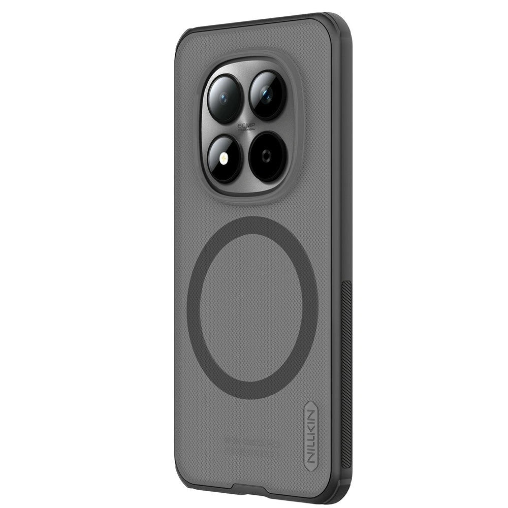 Custodia MagSafe per Xiaomi Redmi Note 15 Pro+ 5G, Nillkin, Super Shield Pro, Nera Trasparente Satinata
