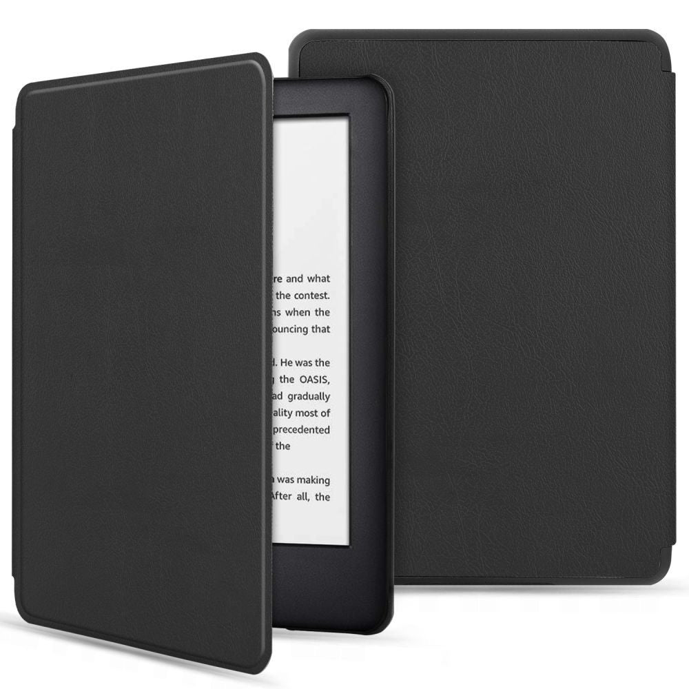 Custodia per Amazon Kindle Paperwhite 5 pollici, Techsuit, SmartCover, Nera