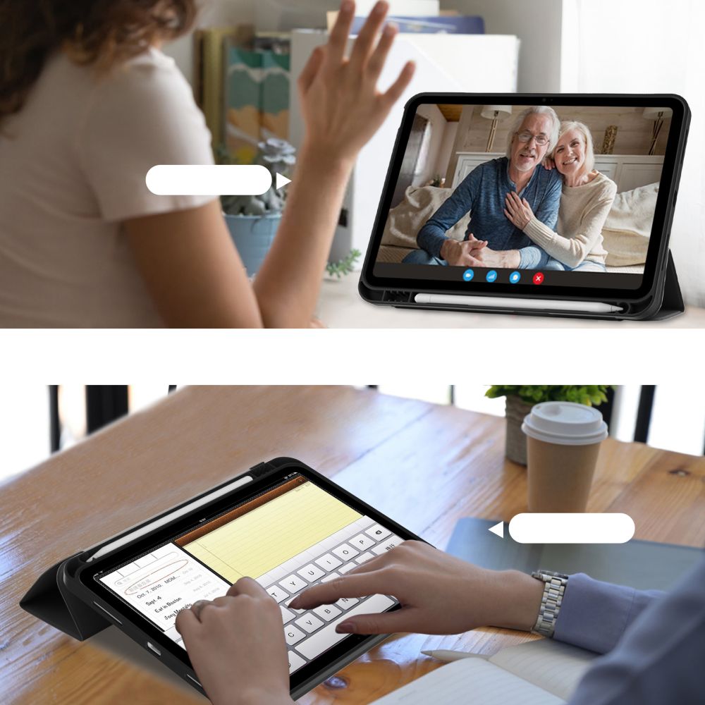 Custodia per Apple iPad (2025) / (2022), Tech-Protect, SC PEN, Nera