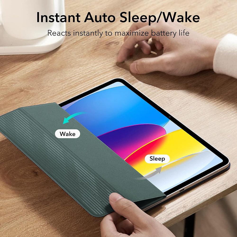 Custodia per Apple iPad (2025) / (2022), ESR, Rebound, Verde Satinato