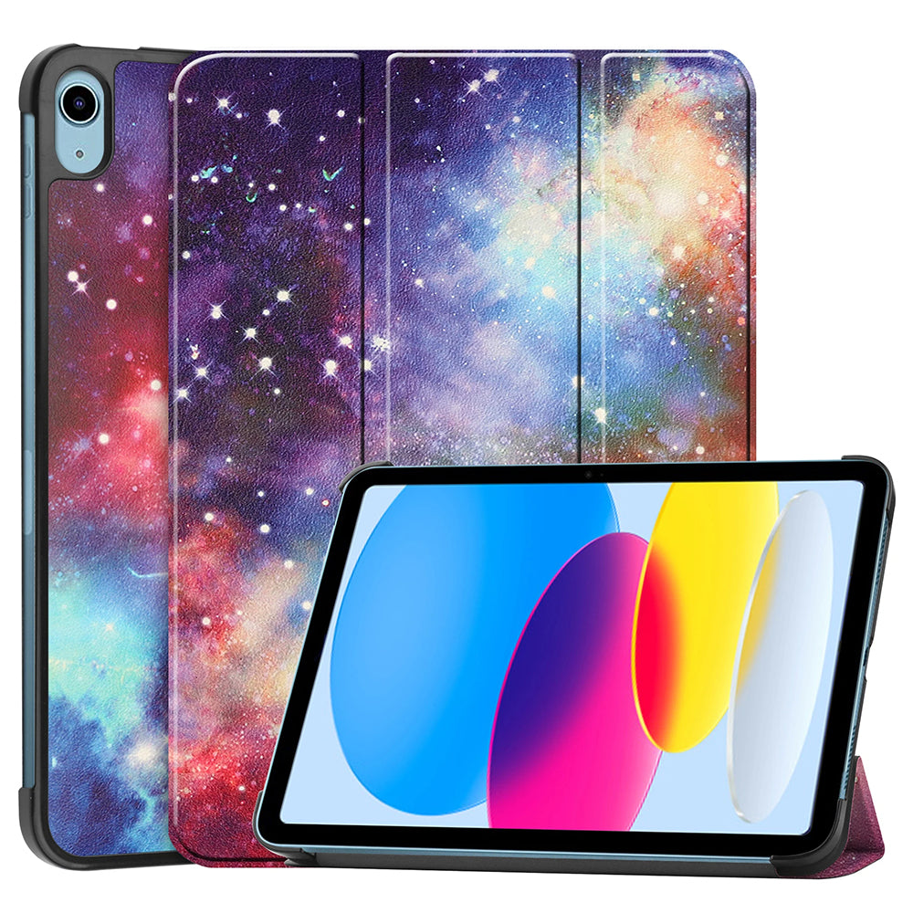 Custodia per Apple iPad (2025) / (2022), Techsuit, FoldPro Galaxy, Multicolore