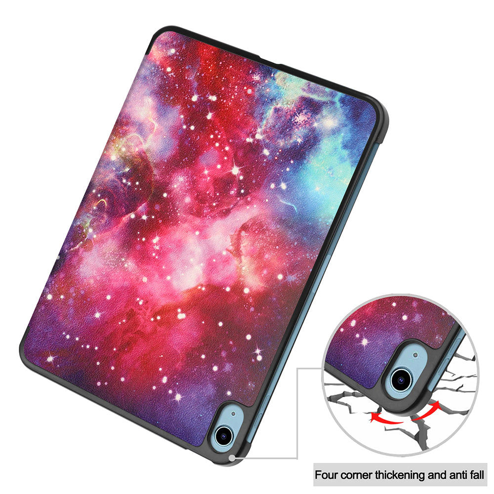 Custodia per Apple iPad (2025) / (2022), Techsuit, FoldPro Galaxy, Multicolore
