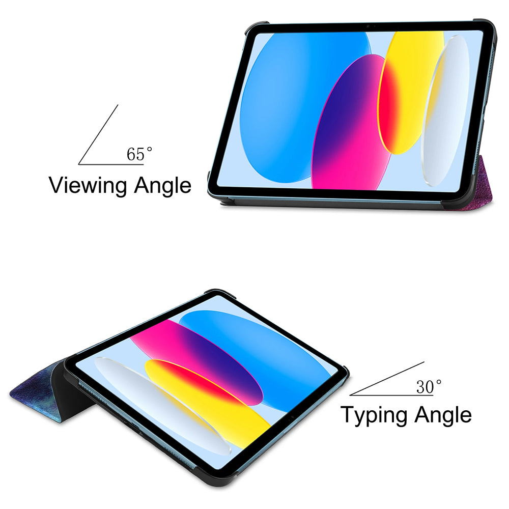 Custodia per Apple iPad (2025) / (2022), Techsuit, FoldPro Starry Night, Multicolore