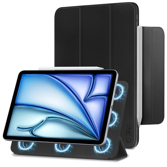 Custodia per Apple iPad Air 11 (2024) / Air (2022) / Air (2020), Tech-Protect, SmartCase, Nero