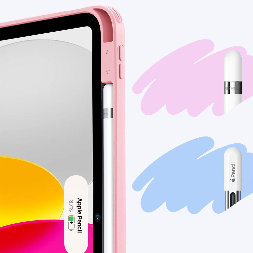 Custodia per Apple iPad (2025) / (2022), ESR, Flip Hybrid, Rosa