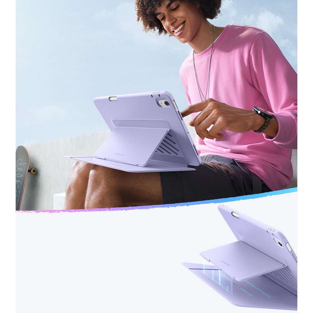Case for Apple iPad Air 13 (2025) / Air 13 (2024), ESR, Flip Hybrid, Violet