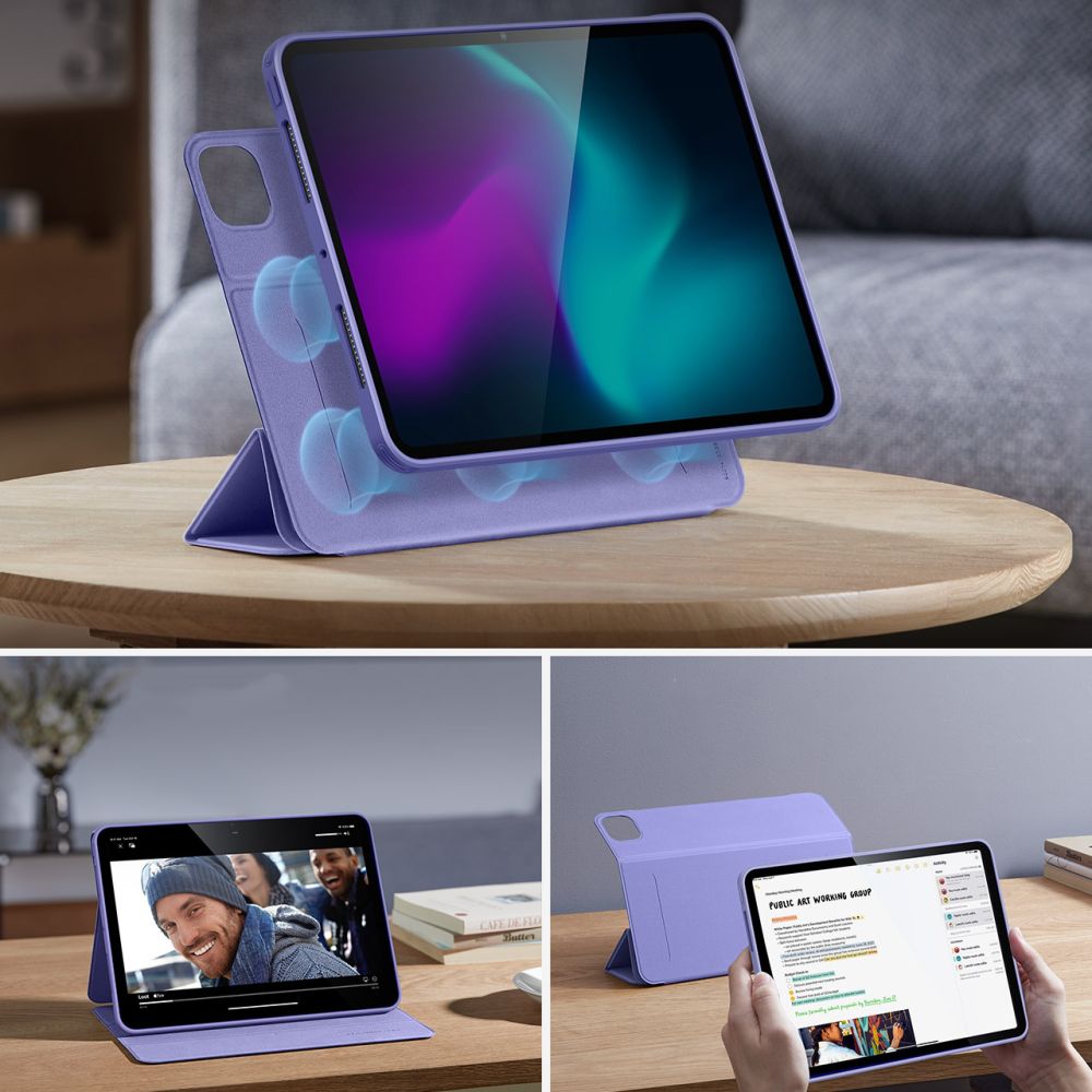 Custodia per Apple iPad Pro 13 (2024), ESR, Rebound Hybrid, Viola