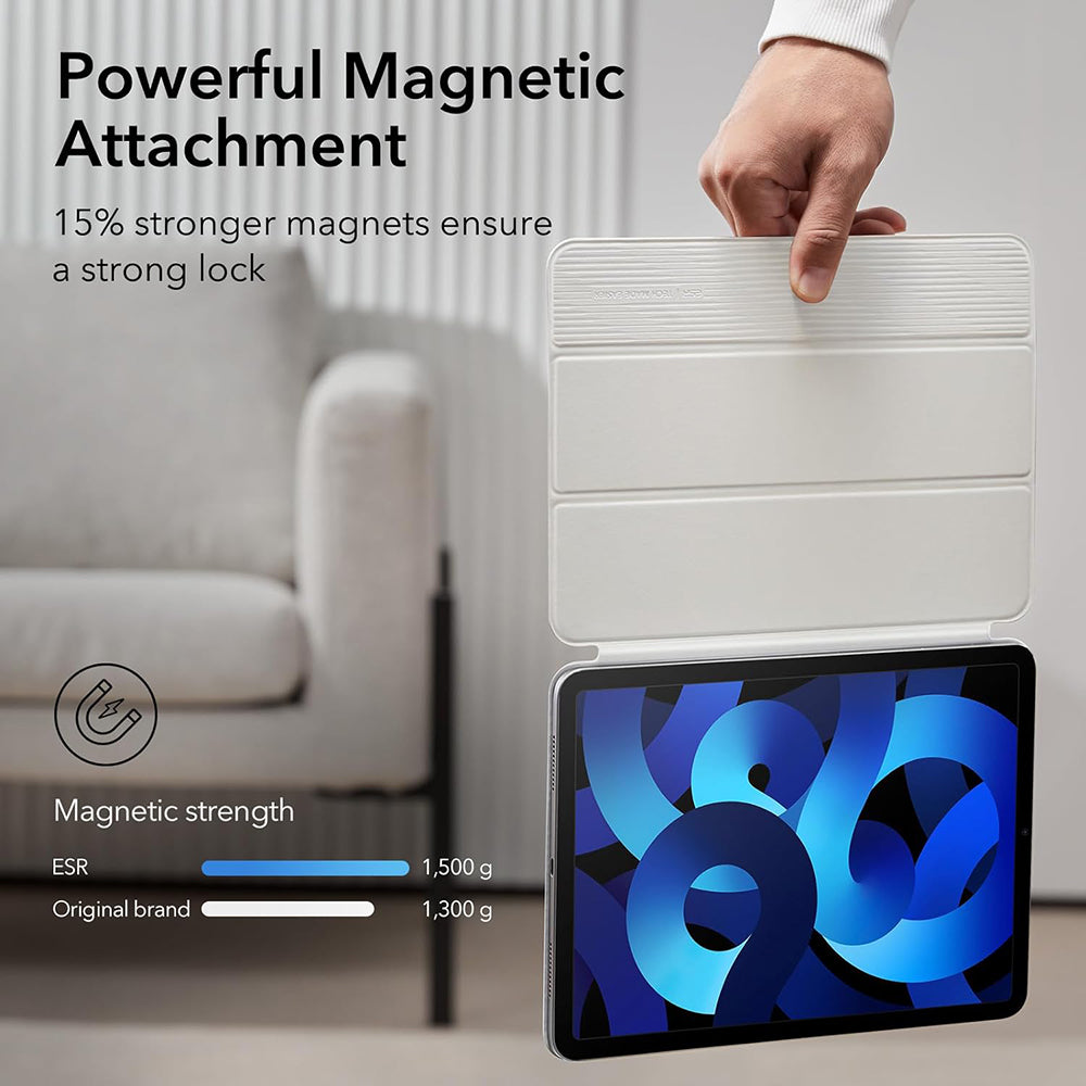 Custodia per Apple iPad Air 11 (2024) / Air (2022) / Air (2020) / Pro 11 (2018), ESR, Rebound, Bianca